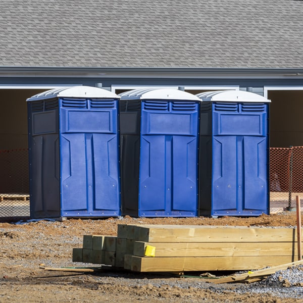 how can i report damages or issues with the porta potties during my rental period in Revere Missouri